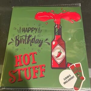 Adorable Birthday Card with Socks Included